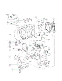 Drum And Motor Parts parts for Kenmore Dryer 796.61422410 (79661422410, 796 61422410) from AppliancePartsPros.com