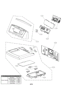 Control Panel Parts parts for Kenmore Dryer 796.71623310 (79671623310, 796 71623310) from AppliancePartsPros.com