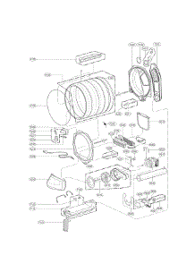 Drum And Motor Parts parts for Kenmore Dryer 796.61623310 (79661623310, 796 61623310) from AppliancePartsPros.com