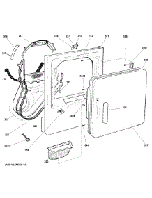 Front Panel & Door parts for Ge Dryer GHDN520ED1WS from AppliancePartsPros.com