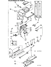 Power Mate parts for Kenmore Vacuum 116.24931 (11624931, 116 24931) from AppliancePartsPros.com