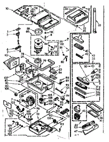 Unit Parts parts for Kenmore Vacuum 116.22971 (11622971, 116 22971) from AppliancePartsPros.com