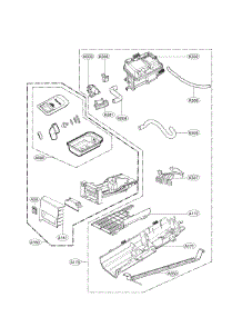 Panel Drawer Parts parts for Kenmore Dryer 796.91573210 (79691573210, 796 91573210) from AppliancePartsPros.com