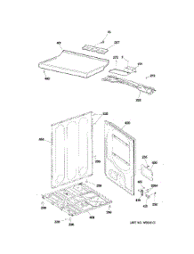 Cabinet & Top Panel parts for Ge Dryer GIDP100JD2WW from AppliancePartsPros.com