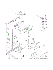 Fresh Food Section parts for Ge Refrigerator DSE25JEMGCDS from AppliancePartsPros.com