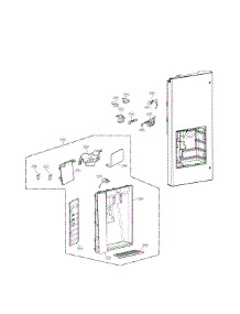 Dispenser Parts parts for Lg Refrigerator LFXS30726S/02 from AppliancePartsPros.com