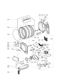 Drum And Motor Assembly Parts parts for Kenmore Dryer 796.81473210 (79681473210, 796 81473210) from AppliancePartsPros.com