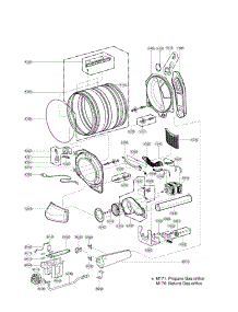 Drum And Motor Assembly Parts parts for Kenmore Dryer 796.91473210 (79691473210, 796 91473210) from AppliancePartsPros.com