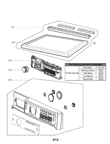 Control Panel And Plate Assembly Parts parts for Kenmore Dryer 796.91472210 (79691472210, 796 91472210) from AppliancePartsPros.com