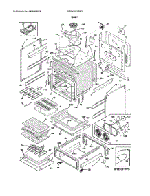 Body parts for Frigidaire Range FPEH3077RFD from AppliancePartsPros.com