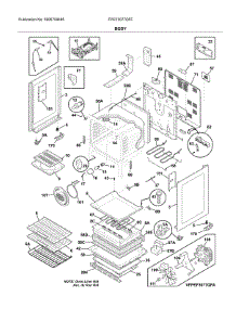 Body parts for Frigidaire Range FPEF3077QFF from AppliancePartsPros.com