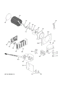 Machine Compartment parts for Ge Refrigerator PSB42YSKCSS from AppliancePartsPros.com