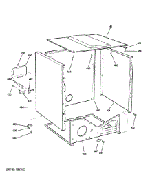 Lower Cabinet parts for Ge Dryer DDC4400T4WH from AppliancePartsPros.com