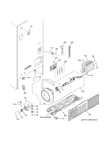 Machine Compartment parts for Ge Refrigerator GDE25ESKARSS from AppliancePartsPros.com
