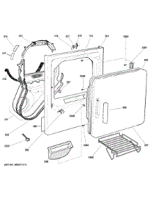 Front Panel & Door parts for Ge Dryer GTDS570ED1WW from AppliancePartsPros.com