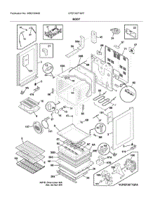 Body parts for Frigidaire Range CPEF3077QFF from AppliancePartsPros.com