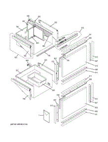 Doors & Controls parts for Ge Refrigerator ZIDI240HAII from AppliancePartsPros.com