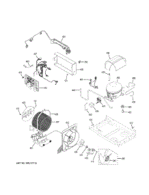 Machine Compartment parts for Ge Freestanding Freezer ZIF240NPKAII from AppliancePartsPros.com