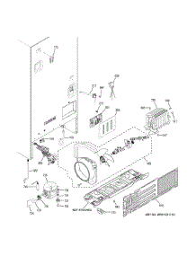 Machine Compartment parts for Ge Refrigerator GWE19JSLAFSS from AppliancePartsPros.com