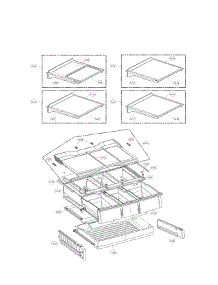 Refrigerator Parts parts for Lg Refrigerator LFXS30726S/00 from AppliancePartsPros.com