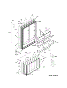 Doors parts for Ge Refrigerator ZICS360NHDRH from AppliancePartsPros.com