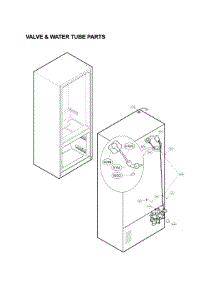 Valve And Water Parts parts for Lg Refrigerator LFX31925ST/03 from AppliancePartsPros.com