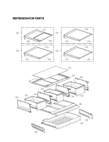 Refrigerator Parts parts for Lg Refrigerator LFX31925ST/03 from AppliancePartsPros.com