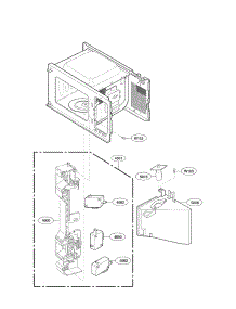 Latch Board Parts parts for Kenmore Microwave 721.79209900 (72179209900, 721 79209900) from AppliancePartsPros.com