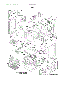 Body parts for Frigidaire Range FGEF3059TDB from AppliancePartsPros.com