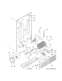Machine Compartment parts for Ge Refrigerator GSHS9NGYBCSS from AppliancePartsPros.com