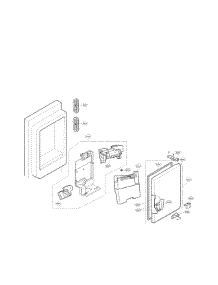 Ice Maker Parts parts for Lg Refrigerator LMXS30776S/00 from AppliancePartsPros.com