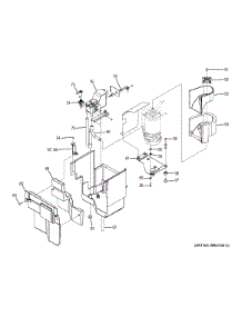 Storage Bin & Ice Chute parts for Ge Freestanding Ice Maker UNC15NJBII from AppliancePartsPros.com