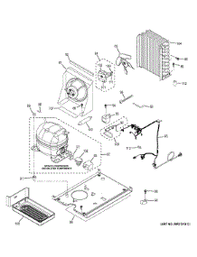 Machine Compartment parts for Ge Freestanding Ice Maker ZDIS15SSHALH from AppliancePartsPros.com