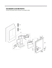 Ice Maker Parts parts for Lg Refrigerator LFX31925ST/05 from AppliancePartsPros.com
