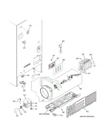 Machine Compartment parts for Ge Refrigerator GYE18JBLAFTS from AppliancePartsPros.com