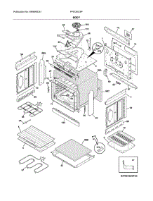 Body parts for Frigidaire Range FFED3025PBG from AppliancePartsPros.com