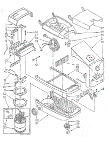 Vacuum Cleaner parts for Kenmore Vacuum 116.2439080 (1162439080, 116 2439080) from AppliancePartsPros.com