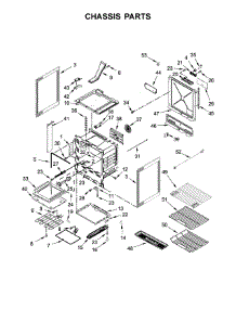 Chassis Parts parts for Kenmore Range 664.42793711 (66442793711, 664 42793711) from AppliancePartsPros.com