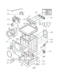 Control Panel Parts parts for Lg Washer WM4270HVA/01 from AppliancePartsPros.com