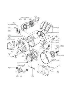 Drum And Tub Assembly Parts parts for Lg Washer WM2016CW/01 from AppliancePartsPros.com