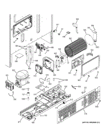 Machine Compartment parts for Ge Refrigerator PWE23KGDCBB from AppliancePartsPros.com