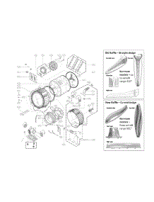 Drum And Tub Assembly Parts parts for Lg Washer WM3570HWA/00 from AppliancePartsPros.com