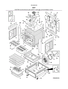 Body parts for Kenmore Range 790.42553316 (79042553316, 790 42553316) from AppliancePartsPros.com