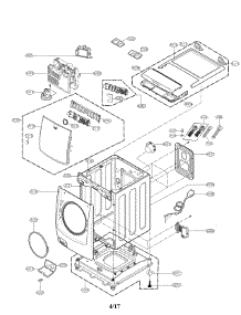 Control Panel Parts parts for Lg Washer WM5000HVA from AppliancePartsPros.com