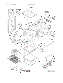 Body parts for Frigidaire Range CFEF3046LSM from AppliancePartsPros.com