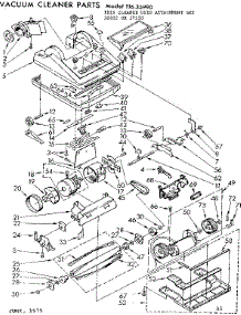 Nozzle And Motor Assembly parts for Kenmore Vacuum 116.35990 (11635990, 116 35990) from AppliancePartsPros.com
