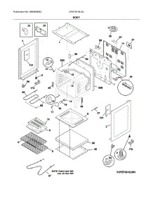 Body parts for Frigidaire Range CFEF3016LWJ from AppliancePartsPros.com
