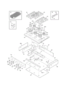 Cook Top parts for Kenmore Cooktop 790.30503602 (79030503602, 790 30503602) from AppliancePartsPros.com