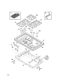 Cook Top parts for Kenmore Cooktop 790.31013601 (79031013601, 790 31013601) from AppliancePartsPros.com