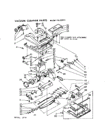 Nozzle And Motor Assembly parts for Kenmore Vacuum 116.35971 (11635971, 116 35971) from AppliancePartsPros.com